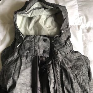 Winter jacket with shell and fleece